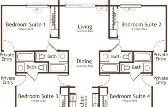 Studio, 1 bath, 250 sqft, $675