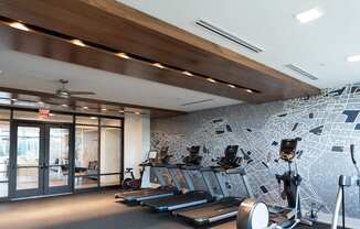 The Airdrie at Paoli Station fitness center cardio equipment