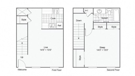 1 bed, 1 bath, 769 sqft, $865