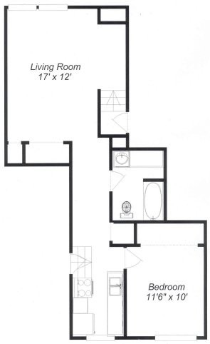 1 bed, 1 bath, 815 sqft, $2,000, Unit 1315 G