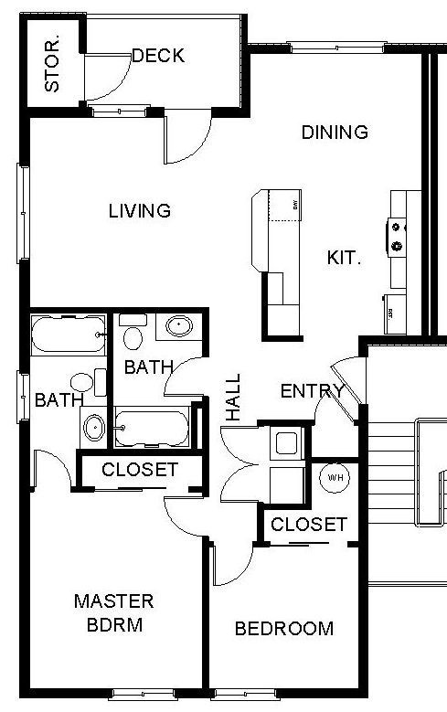 2 beds, 2 baths, 952 sqft, $1,695, Unit 230-304