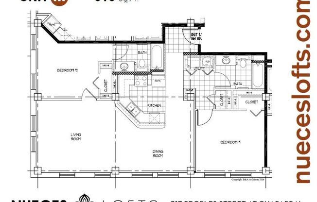 2 beds, 2 baths, 916 sqft, $1,510