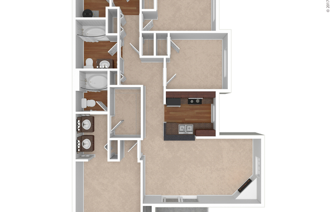 3 beds, 2 baths, 1,194 sqft, $2,691