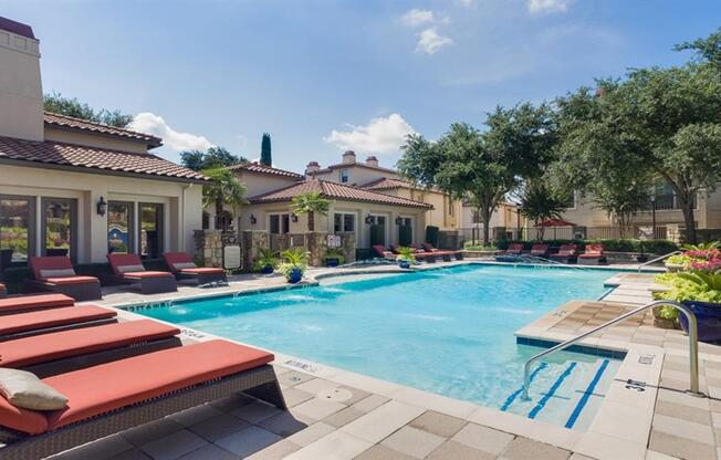 Resort Pool at Estancia Townhomes, Dallas, TX, 75248