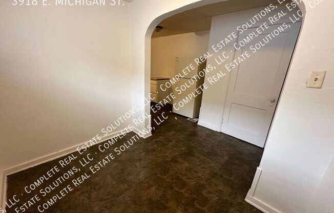 Now Showing this 1 BR, 1BA duplex located at 3918 E. Michigan St., Indianapolis, IN