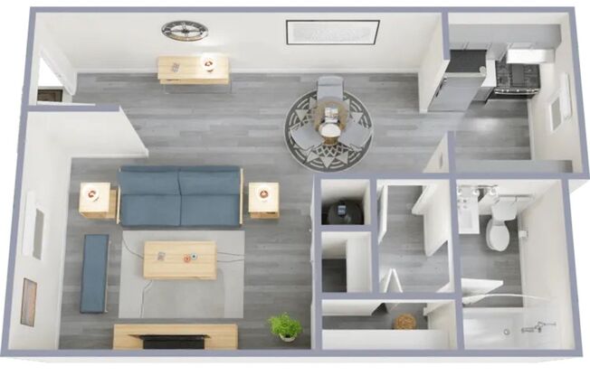 Studio, 1 bath, 441 sqft, $999, Unit 135