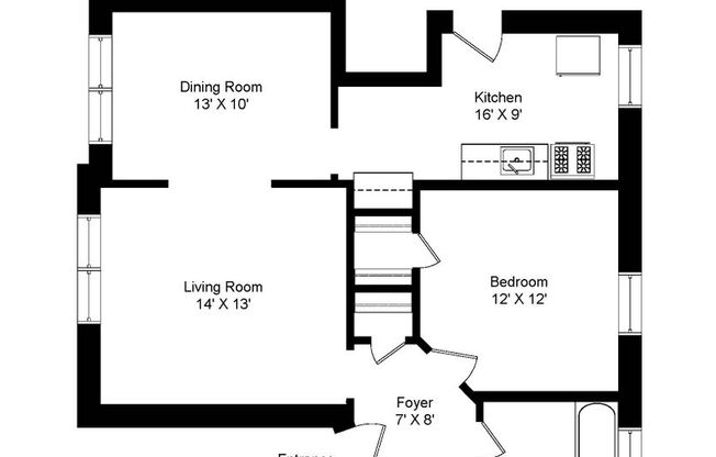 1 bed, 1 bath, 670 sqft, $1,635, Unit 1922-3