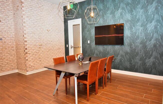 Breakfast Bar-Dining Room at Pointe at Lake CrabTree Rentals in Morrisville