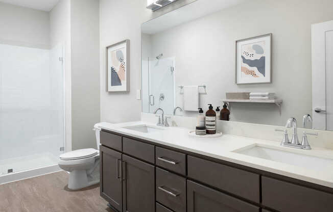 Bathroom with Double Vanity