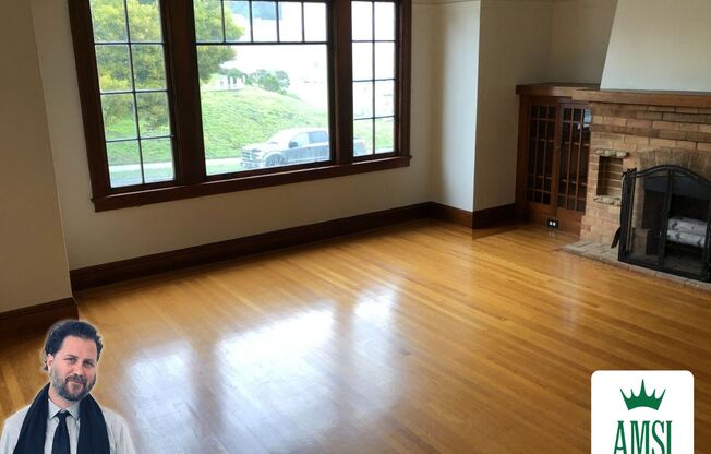 Classic Sunset single family home w/bonus sunroom and dining room for office/nursery with huge yard & garage!
