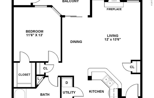 1 bed, 1 bath, 768 sqft, $1,940