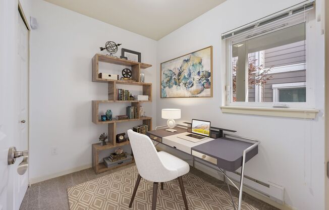 2 bedroom 2.5 bathrooms. 1 parking space only.