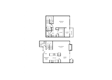 1 bed, 1.5 baths, 1,078 sqft, $1,479