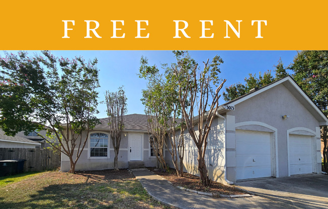 1 Week Free Rent / 3/2/2 Easy Access  to IH 35 for Commuters / No Carpet / Luxury Vinyl Plank / Fenced in Yard / CISD. 1 week's free rent off the first full month!