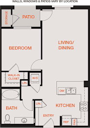 1 bed, 1 bath, 785 sqft, $3,221