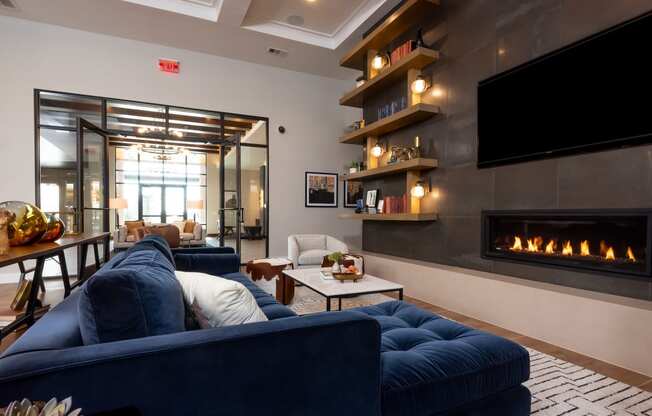 Fireplace Lounge at Windsor Castle Hills, Carrollton, TX, 75010