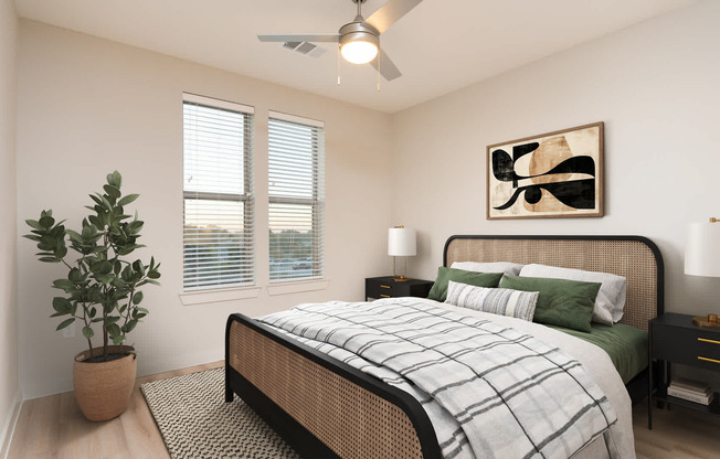 Bedroom with Hard Surface Flooring