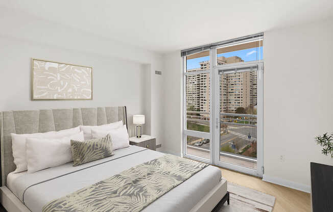 Bedroom with Hard Surface Flooring
