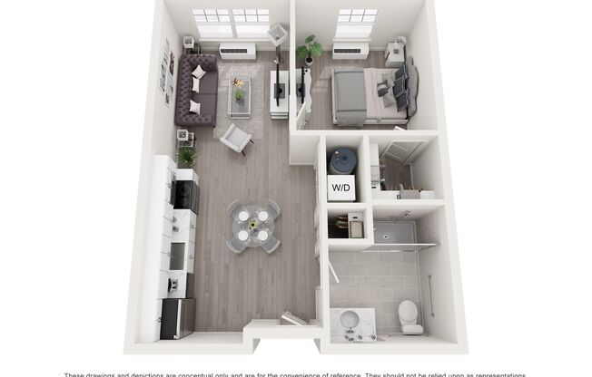 1 bed, 1 bath, 600 sqft, $2,250, Unit 426