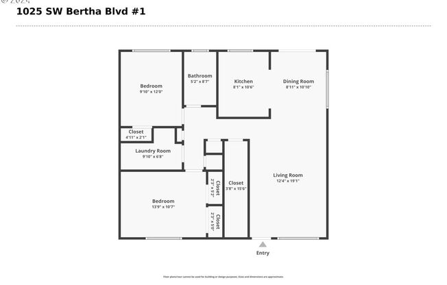 2 beds, 1 bath, $2,195, Unit # 1