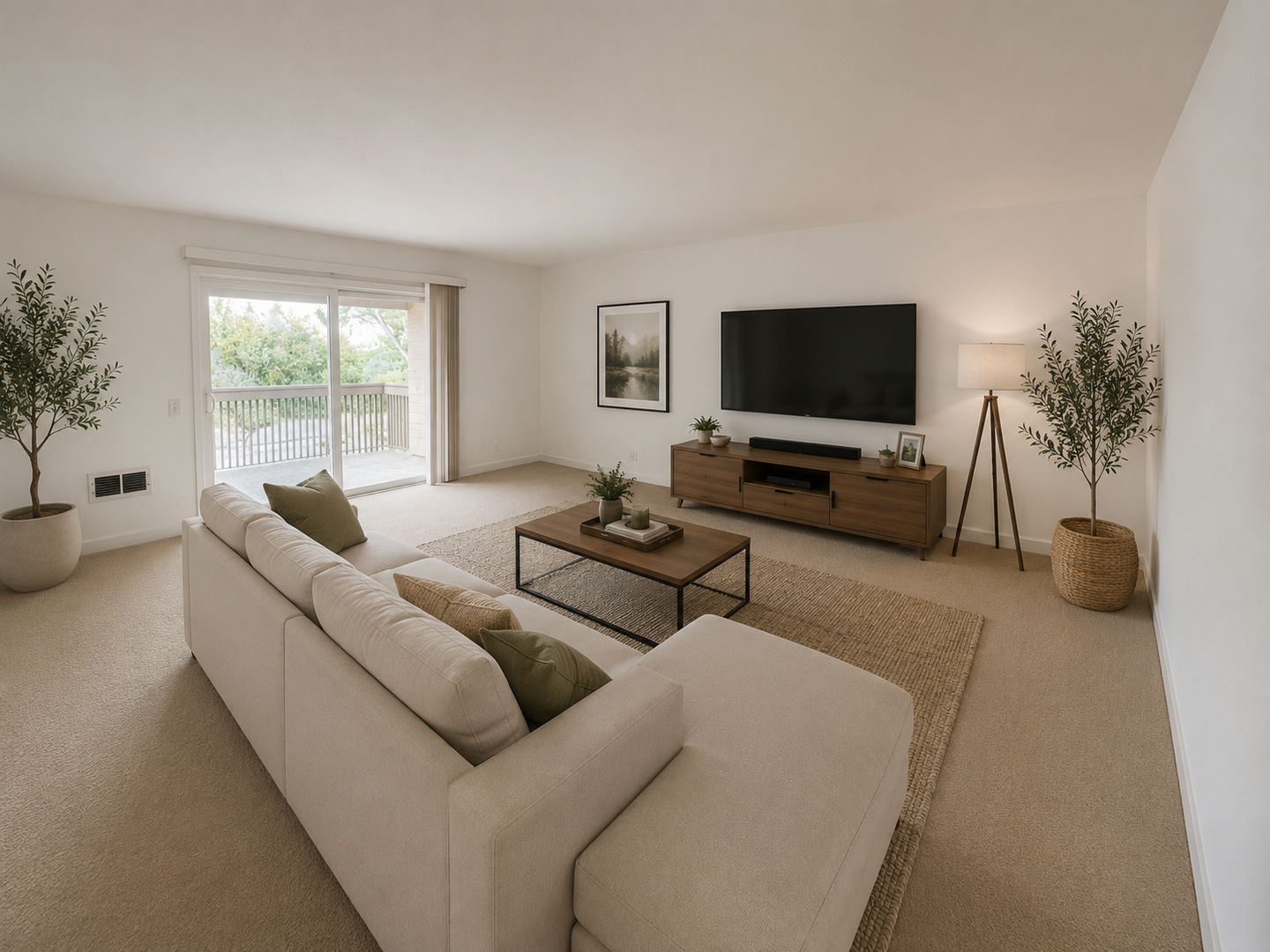 New paint & carpet! 2 bedroom, 2 bath top floor condo in La Jolla!