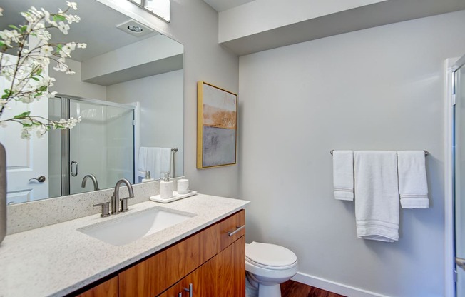 Bathroom at Harrington Square, Renton, WA