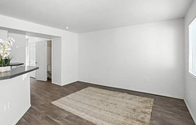 Unfurnished Living Area at Oakstone Apartments, Clearfield, Utah