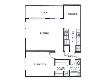 1 bed, 1 bath, 810 sqft, $2,295, Unit A104