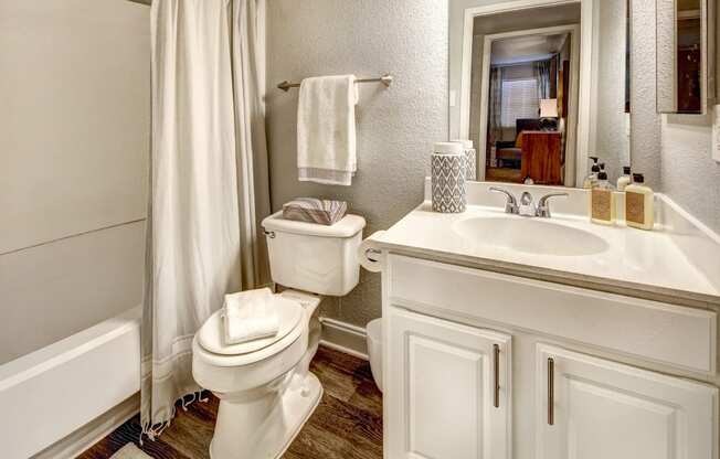 Retreat at Barton Creek Apartments Model Bathroom