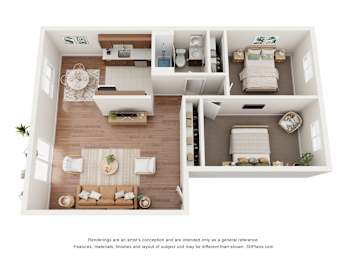 2 beds, 1 bath, 900 sqft, $1,680