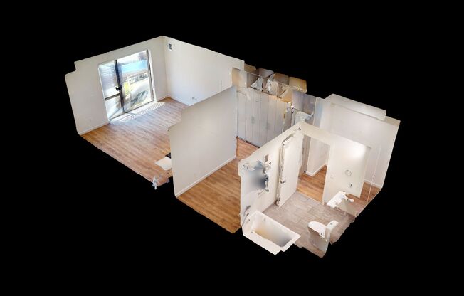 Studio, 1 bath, 473 sqft, $1,895, Unit 212