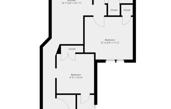 3 beds, 2 baths, 736 sqft, $2,895, Unit 2