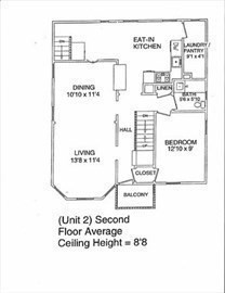 4 beds, 2 baths, 1,700 sqft, $5,400, Unit 2