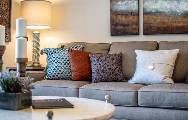 Living Room Furniture at Killian Lakes Apartments and Townhomes, Columbia, SC