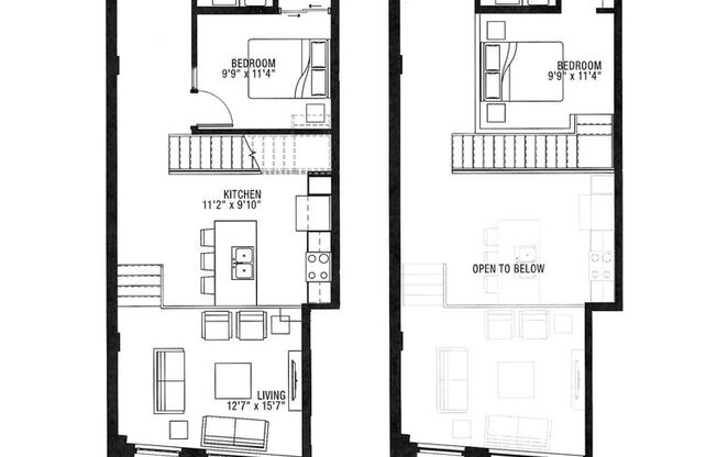 2 beds, 1.5 baths, 1,080 sqft, $2,425, Unit 104