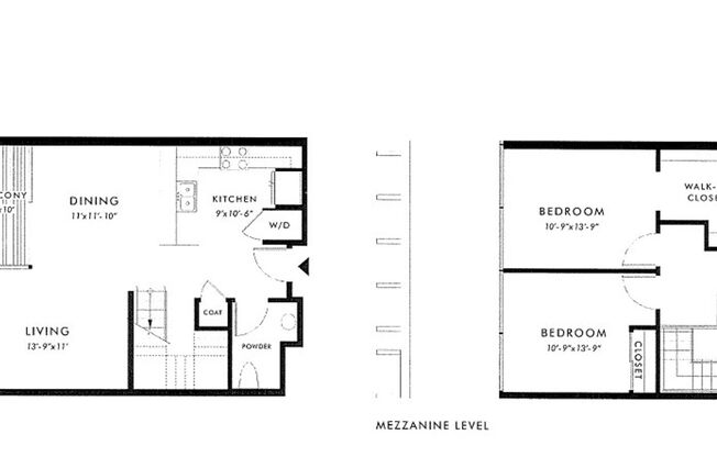 2 beds, 2.5 baths, 1,335 sqft, $4,595, Unit PH05