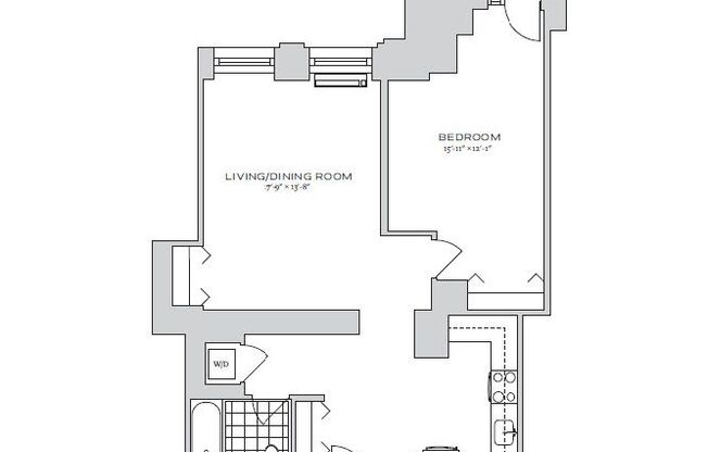 1 bed, 1 bath, 921 sqft, $5,965, Unit 2406