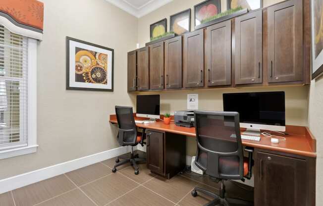 Business Center 
at The Amalfi Clearwater Apartments