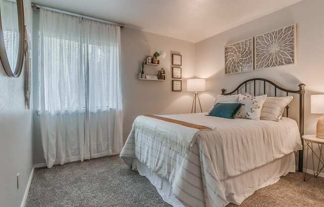 Bedroom With Large Window