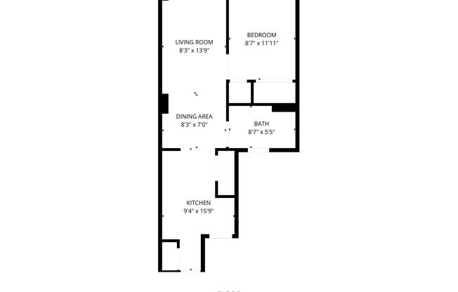 1 bed, 1 bath, 624 sqft, $4,350, Unit 4G