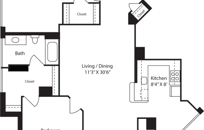 2 beds, 2 baths, 1,289 sqft, $3,395, Unit 394