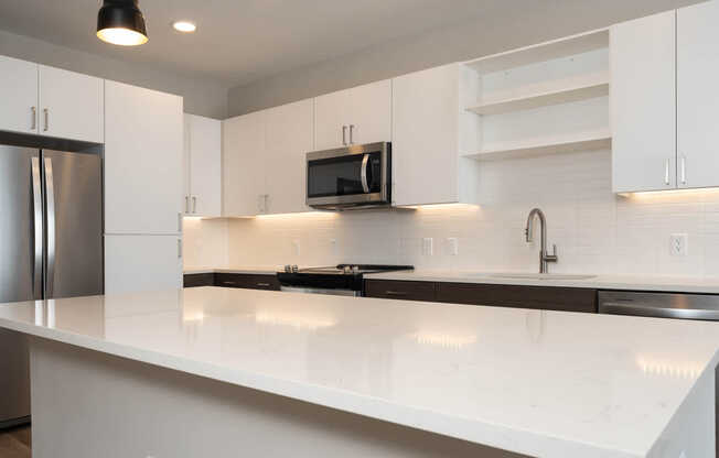 Kitchen with Stainless Steel Appliances