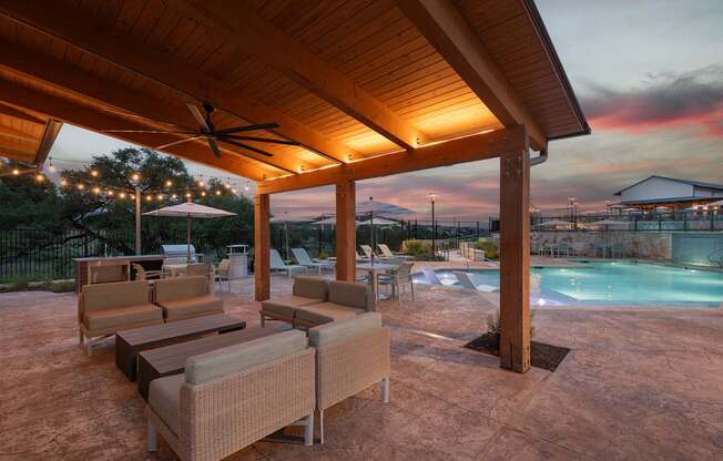 Outdoor Entertainment Areas at The Artesian at Bee Cave