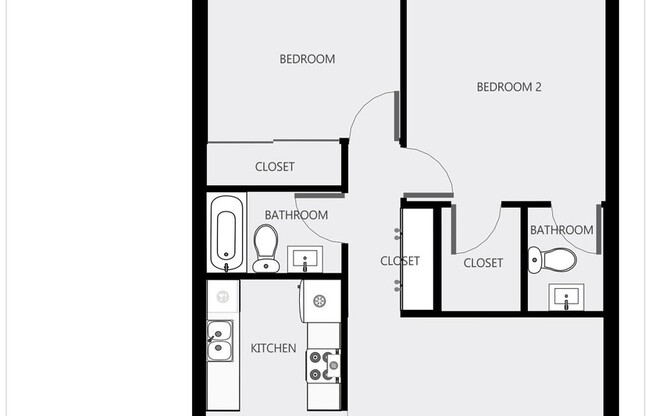 2 beds, 1.5 baths, 810 sqft, $2,325, Unit 001