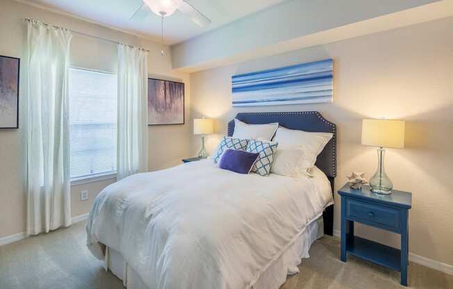 Versant Place bedroom with large windows