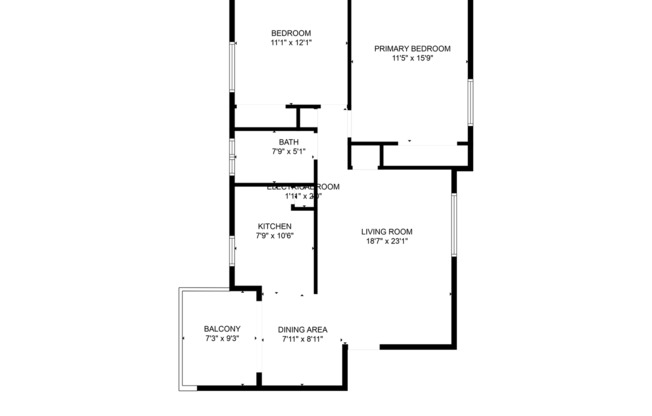 2 beds, 1 bath, $850, Unit Unit 1