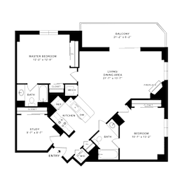 2 beds, 2 baths, 1,185 sqft, $3,159