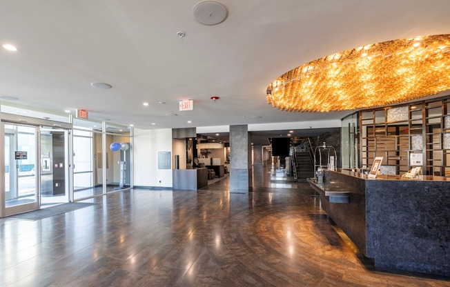Lobby at Leo at Waterfront Station in the Southwest Waterfront neighborhood in SW, Washington, DC 20024