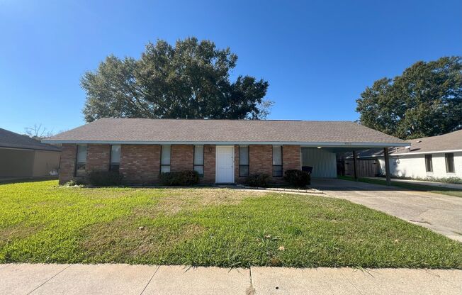 3-bedroom, 2-bathroom home located in Baton Rouge, LA.