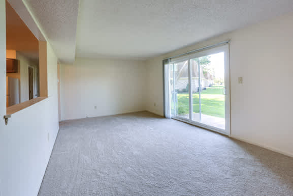 Liberty Square Apartments – Living Room – Sweet Home Schools - Air Conditioner - Appliances Included - 24 Hour Emergency Maintenance – Ask for a Tour - Pet Friendly